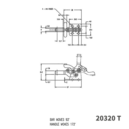 20320 Vertical toggle Clamp info