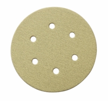 AO Hook and Loop Sanding Disc-Gold, 6"6 Hold-50PK