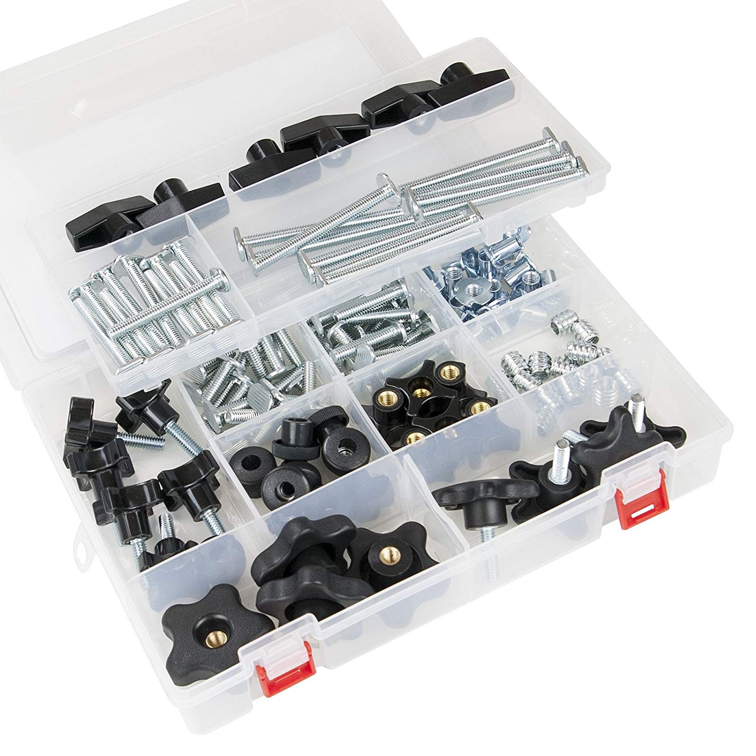 71128 Jig and Fixture TTrack Hardware Kit w Knobs and 51618 Threads